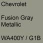 Preview: Chevrolet, Fusion Gray Metallic, WA400Y / G1B.